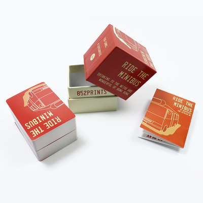 Stampati su misura per adulti Happy Party Cartoline da bere rosse Deck di giochi con stampa a colori CMYK