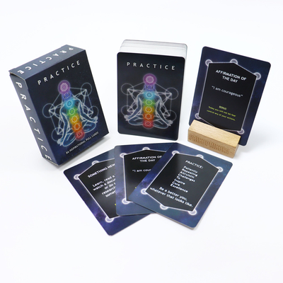 CMYK o PMS stampato Set di giochi di carte per affermazione attiva