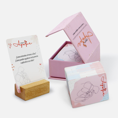 Eco-friendly Adult Couple Drunken Game Card Customized Printed Logo With Gift Box Set