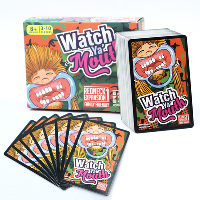 Paper Normal Watch Ya Mouth Gioco da tavolo OEM Carte da gioco Carte flash Normal