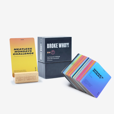 Sfida di partito personalizzato Sfida di domande di bere Gioco di carte Deck con stampa
