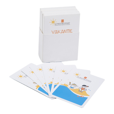 Logo personalizzato stampato personalizzato carte di gioco di memoria didattica per bambini alfabeto di apprendimento