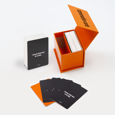 Cartoline di conversazione personalizzate per questa serata Iniziando la chiacchierata Festa stampata Divertente Cartolina di domande Conversazione Gioco di carte con gli amici