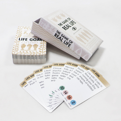 Cartoline personalizzate quotidiane positivi della vita reale Domanda suggerimento Fabbrica di stampa Cartolina affermazione Personnalis Cartoline Gioco per adulti