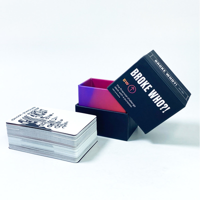 Gioco di carte di sfida finanziaria per coppie di famiglia personalizzato Mogul Blank Gioco di carte da gioco