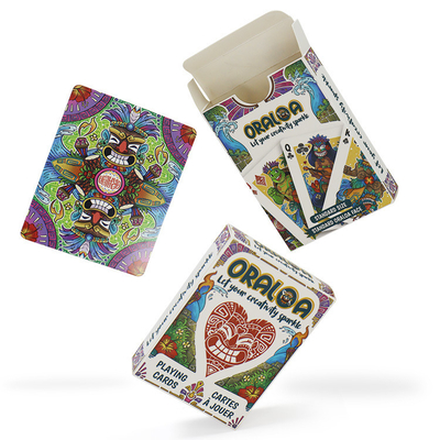 Carta d'arte in legno lucido personalizzabile per il matrimonio Carte da gioco con logo di poker personalizzato