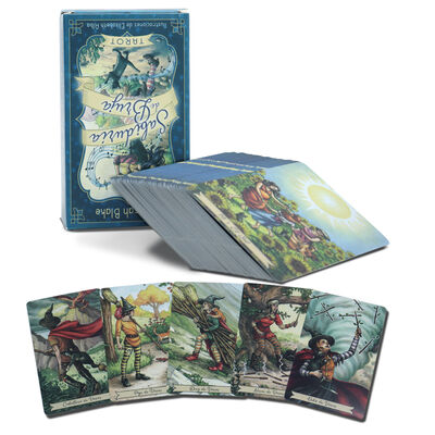 Disegni personalizzati di carte del Tarot con stampa offset CMYK 4 colori e confezionamento in confezione ristrettiva
