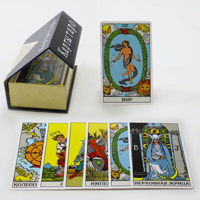 Carte dei Tarocchi Stampabili Personalizzate con Stampa Offset CMYK a 4 Colori e Guida in Scatola Magnetica