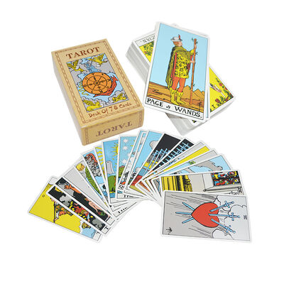 Carte Tarot Stampabili con Design Personalizzato e Libretto di Istruzioni Incluso, Dimensioni 57*87mm
