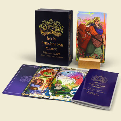 Carte da Tarot Impermeabili in PVC Personalizzate da 300gsm con Nucleo Blu e Logo Stampato per Feste e Regali