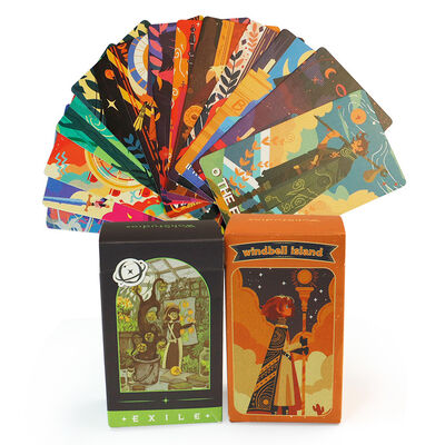 Carte Tarot Stampabili Ecologiche Personalizzate con Finitura Lucida in Dimensioni Personalizzate per Promozioni