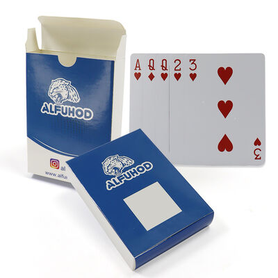 Carte da gioco dal design personalizzato con confezione di lusso e materiale cartaceo da 280 g/m² per uso aziendale e promozionale