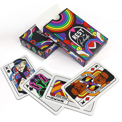 Carte da gioco in carta ecologica da 320 g dal design personalizzato per giochi di poker e set regalo