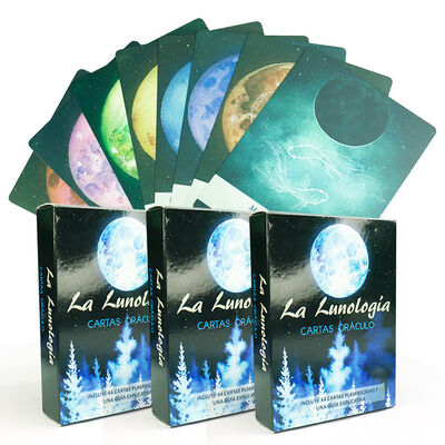 Disegni personalizzabili Carta ecologica carta stampabile Tarot con guida dettagliata inclusa per adulti