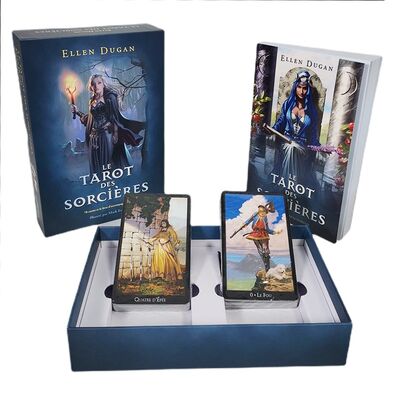 Tarot di taglia personalizzata, ecologica, stampabile, con guida