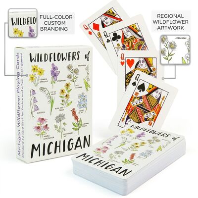 Mazzo regalo promozionale di carte da gioco personalizzate con marchio aziendale con stampa del logo aziendale e scatola di imballaggio personalizzata