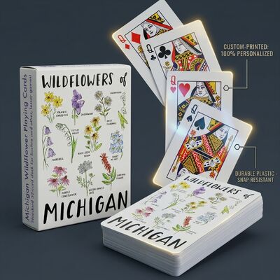Premium Bridge Size Personalizzazione di carte da gioco in plastica Professional Deck con stampa di logo personalizzato e scatola Tuck durevole
