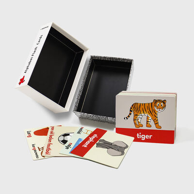 OEM Tavolo di stampa di apprendimento Bambini Bambini Giochi di carte Carte da gioco con logo personalizzato