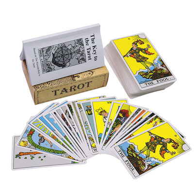 Fabbrica Stampata Streghe Tarot Oracle Card Guidebook Custom Classic 78 Tarot in magazzino Vendita online Cartas De Tarot