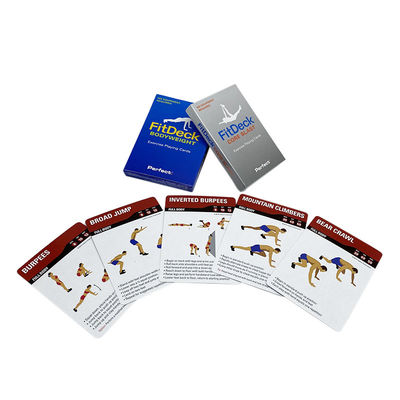 carte di allenamento di esercizio 350gsm, vernicianti la carta di idoneità fisica