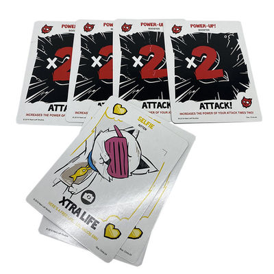 Carte da gioco su ordinazione di promozione dell'OEM che verniciano rifinitura di superficie
