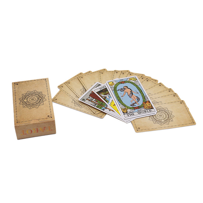 Superficie stampata su ordinazione della vernice di Mini Tarot Cards With Guidebook