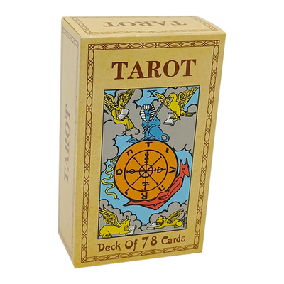La piattaforma stampabile dei tarocchi della stagnola di oro carda 57x87mm Matte Lamination