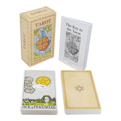 Superficie stampata su ordinazione della vernice di Mini Tarot Cards With Guidebook