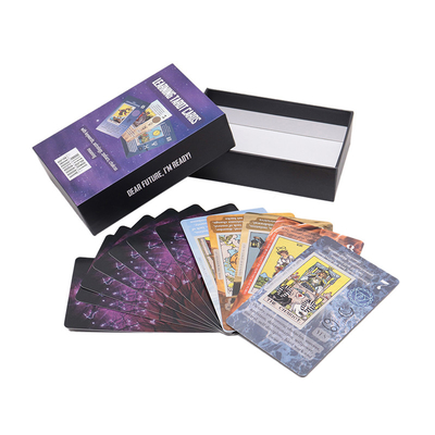Classic Unio Mystica Tarot Carte Con Guida Libro Customized Logo Stampa Iniziante Annotazione Carta Tarot